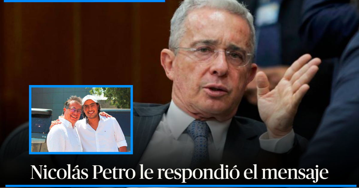 Álvaro Uribe habló sobre el escándalo del hijo de Gustavo Petro